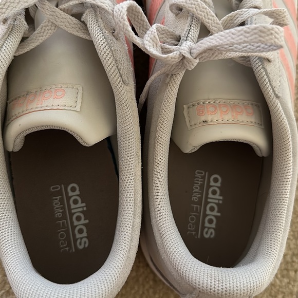 Adidas Womens VL Court F35127 Gray Casual Shoes Sneakers Size 10 - Picture 4 of 7